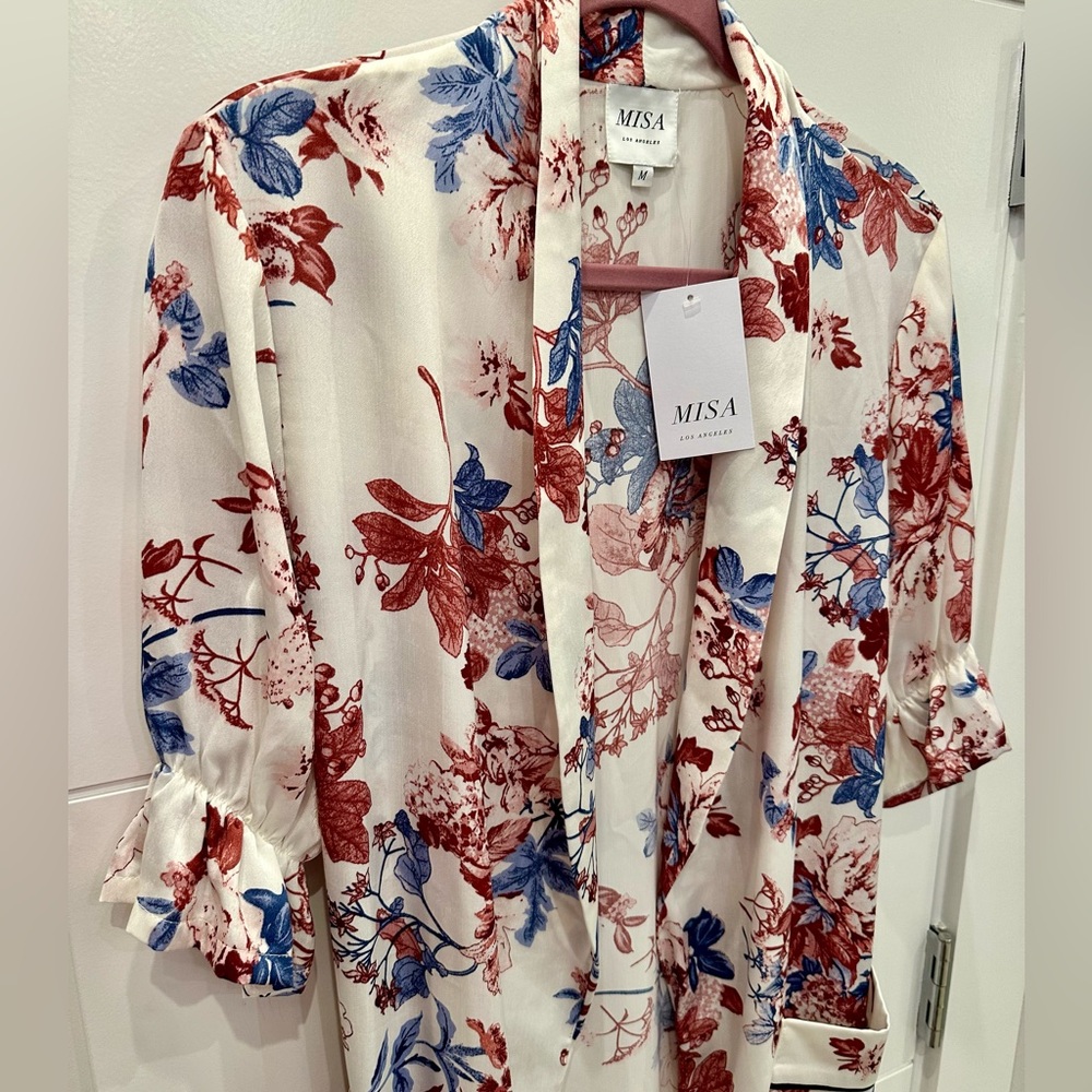 MISA Los Angeles floral robe